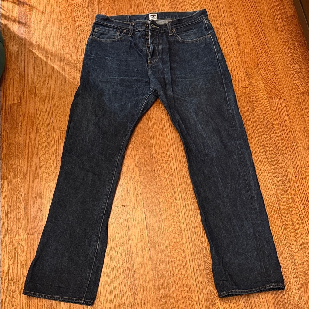 Men's Tellason Ankara Straight Leg Selvedge Jeans